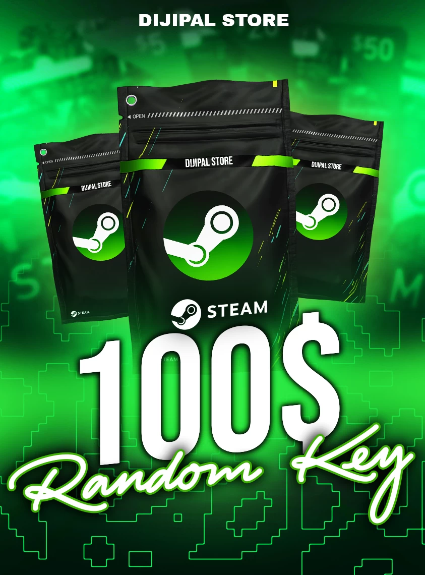 Steam 100$ (3000TL) Steam Random Key
